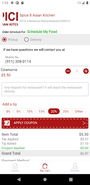 Spice 8 Asian Kitchen screenshot 6