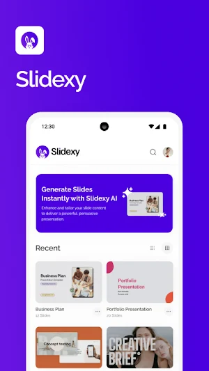 Slidexy: AI PPT Maker Screenshot 0