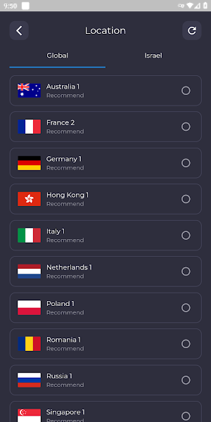 Israel VPN - Get Israeli IP Screenshot 2
