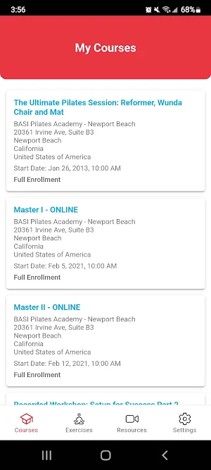 BASI Pilates Screenshot 0