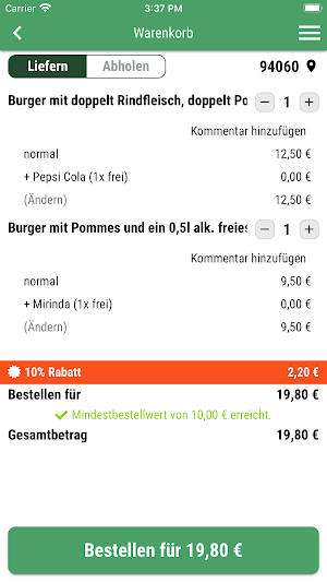 Rawanz Pizzeria Screenshot 1