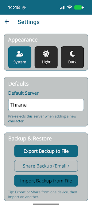 DDO Life Tracker Screenshot 3