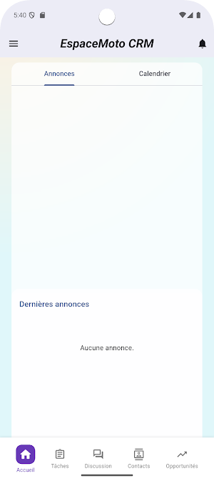 ESPACEMOTO CRM Screenshot 1