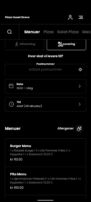 Pizza Huset Greve Screenshot 2