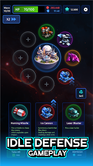 Space Hole: Idle Tower Defense Screenshot 0