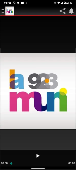 La Muni 92.3 MHz Screenshot 2