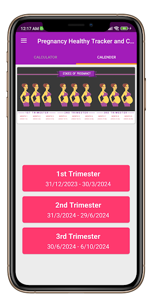 Pregnancy Tracker & Calculator Screenshot 3