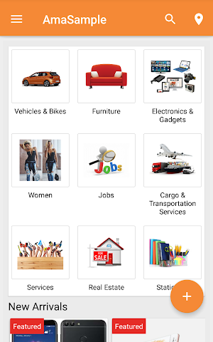 Amasample Online Market Screenshot 1