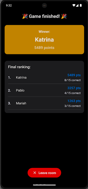 FastGuessQuiz Screenshot 0