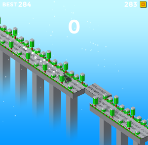 Voxel Car: Bridge Runner Screenshot 0