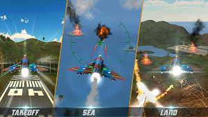 JF17 Thunder Airstrike: fighter jet games Screenshot 3