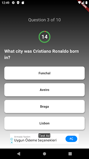 Cristiano Ronaldo Trivia Quiz Screenshot 3
