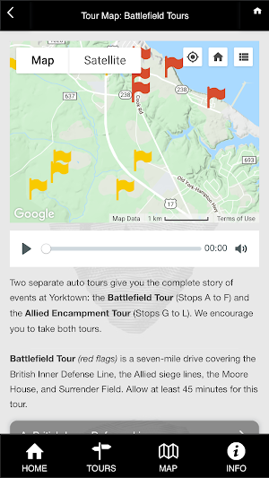 Yorktown Tour Guide Screenshot 1