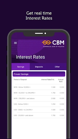 CBM ePassbook Screenshot 2