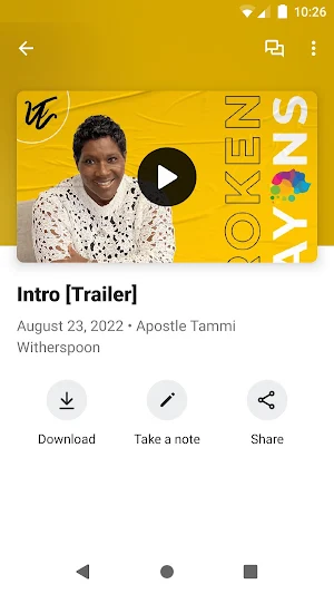 Tammi E Witherspoon Ministries Screenshot 2