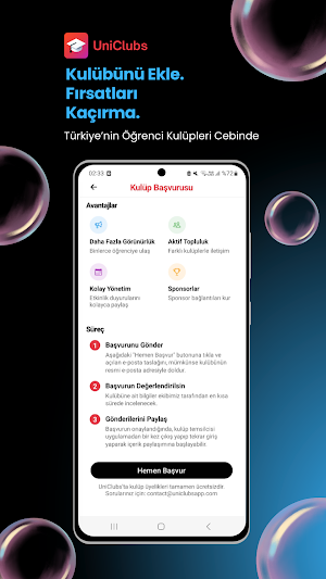 UniClubs - Öğrenci Kulüpleri Screenshot 2