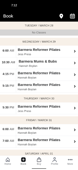 Balanced Movement Pilates Screenshot 1