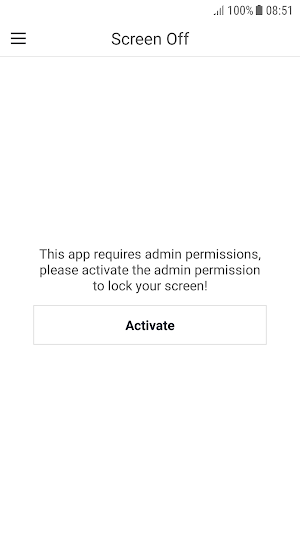 Screen Off And Lock Screen (One Touch To Lock) Screenshot 0