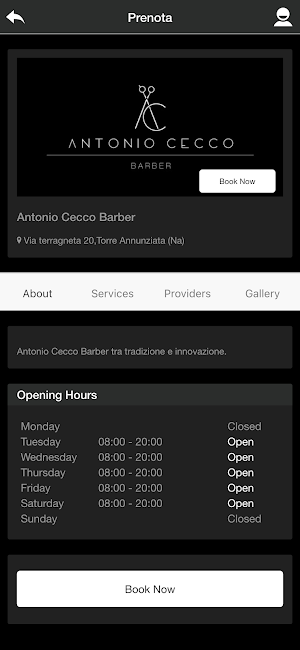 AntonioCeccoBarber Screenshot 2