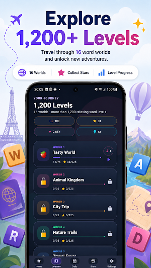 LexiTrail Word Search Game Screenshot 1