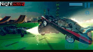 Car Crash Night Battle Screenshot 2