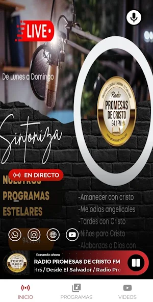 Radio Promesas De Cristo 94.1 Screenshot 0