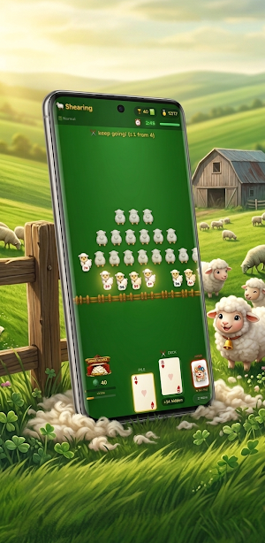Sheepy Barber Solitaire Screenshot 3
