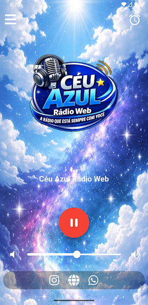 Céu Azul Rádio Web Screenshot 0