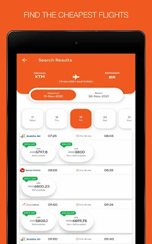 Flight Booking Nepal Screenshot 0