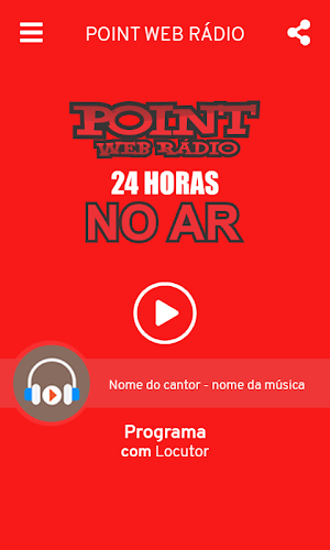 POINT WEB RÁDIO Screenshot 1