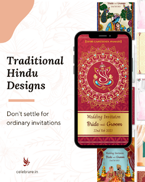 Digital Hindu wedding invite Screenshot 3