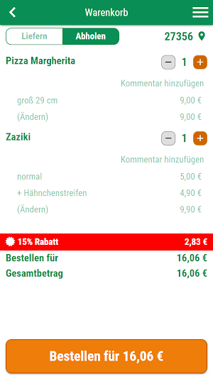 Restaurant Aloha Rotenburg Screenshot 1