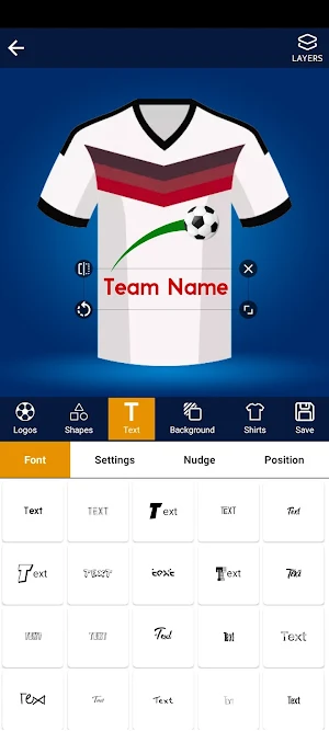 Football Jersey Maker Screenshot 1