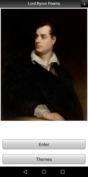 Lord Byron Poems Screenshot 0