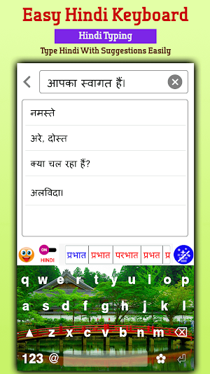 Easy Hindi Typing Keyboard: English to Hindi Screenshot 1