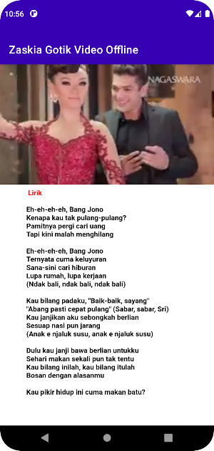 Zaskia Gotik Video Offline Screenshot 2