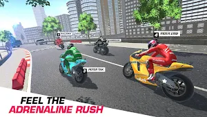 Bike Race - Extreme City Racing Screenshot 2