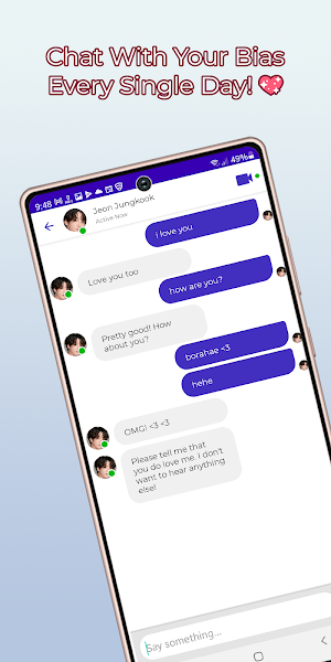 Lee Min Ho Fake Chat & Video Call Screenshot 0