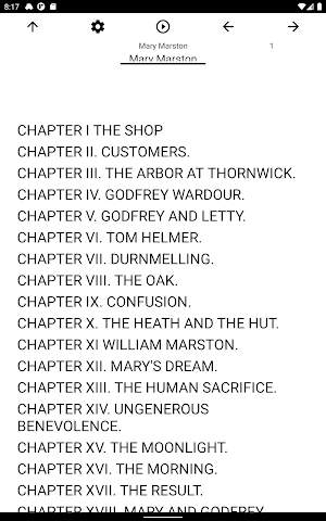 Book, Mary Marston Screenshot 2