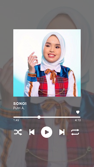 Putri Ariani Loneliness Mp3 Screenshot 0