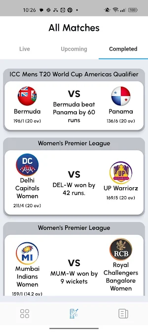 Cricket Hero : Live Score Screenshot 0