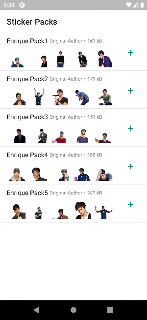 Enrique Iglesias Stickers Screenshot 1