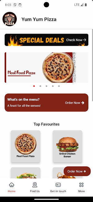 Yum Yum Pizza Birmingham Screenshot 0