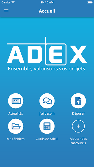 MyAdex Screenshot 1