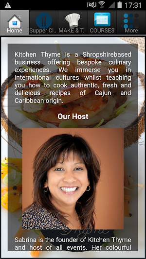 Kitchen Thyme cookery school Screenshot 1