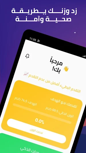 صحتي برو : زيادة الوزن Screenshot 0