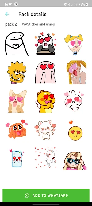 Stickers de Amor WASticker Screenshot 1