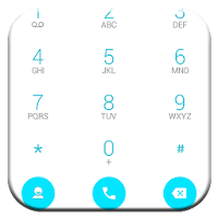 Dialer Theme Droid L White