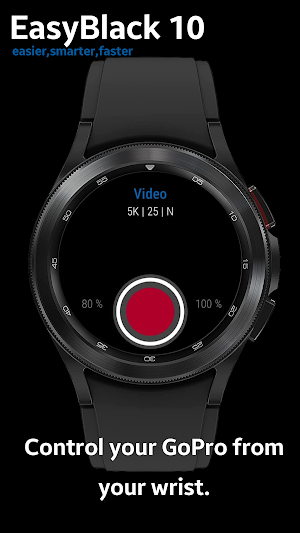 EasyBlack10 for GoPro, WearOS Screenshot 0