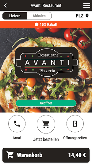 Avanti Restaurant Screenshot 0